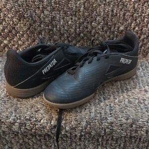 Adidas Predator Black and Brown Indoor Soccer Cleats